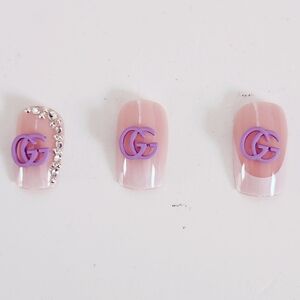 Luxury Nail Charms Purple